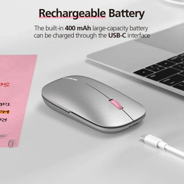 Micropack ML-203W Grey (Dual Mode) Silent Slim Mouse - Image 4