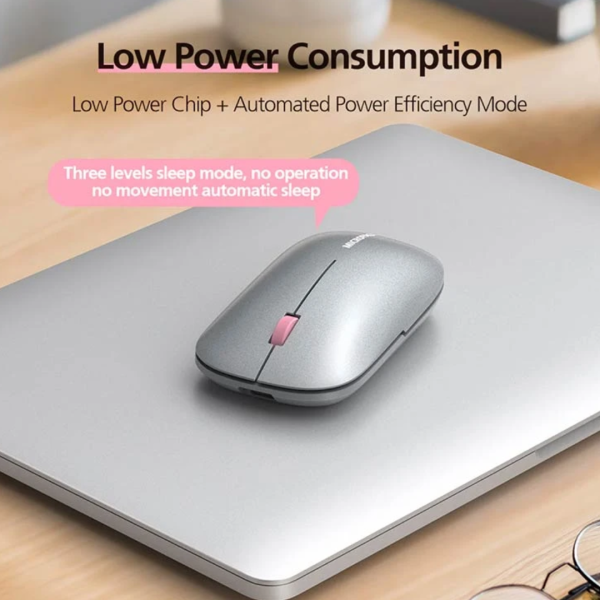 Micropack ML-203W Grey (Dual Mode) Silent Slim Mouse - Image 3