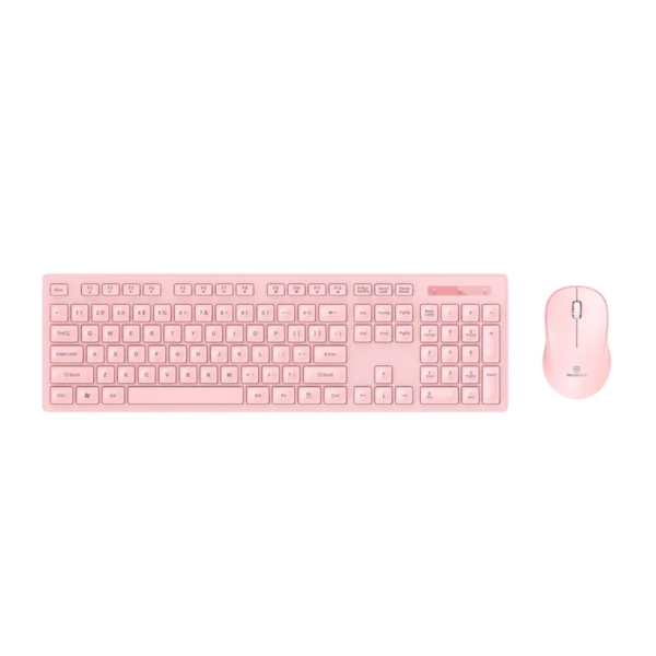 Micropack KM-237W Pink Wireless Keyboard & Mouse Combo