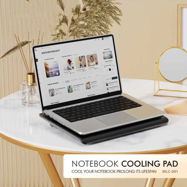 Micropack MLC-001 Black 15.4 Inch Laptop Cooler - Image 3