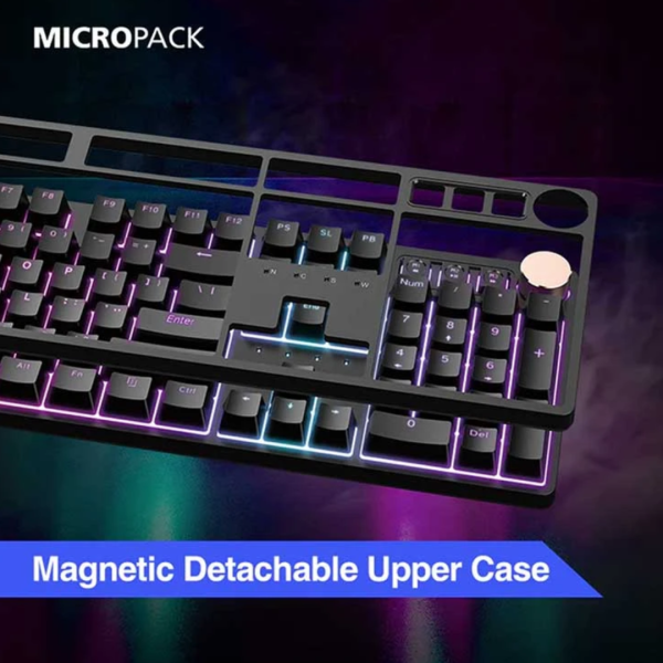 Micropack GK-30 ARES RGB Mechanical Black Gaming Keyboard - Image 4