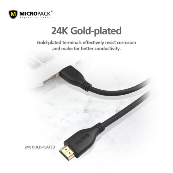 Micropack MC-218H 1.8M 4K HDMI CABLE - Image 4