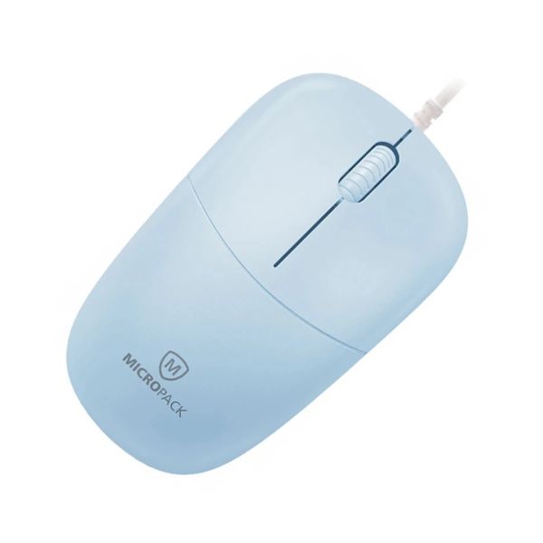 Micropack M-105 Silent Blue Wired Optical Mouse - Image 3