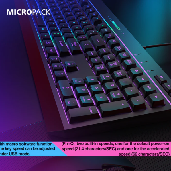 Micropack GK-20 APOLLO RGB Gaming Keyboard - Image 8