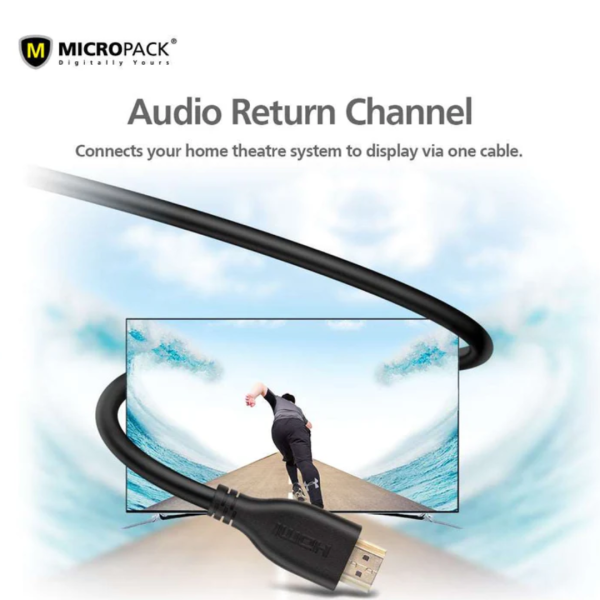 Micropack 4K HDMI Male to Male Cable MC-230H - Image 5