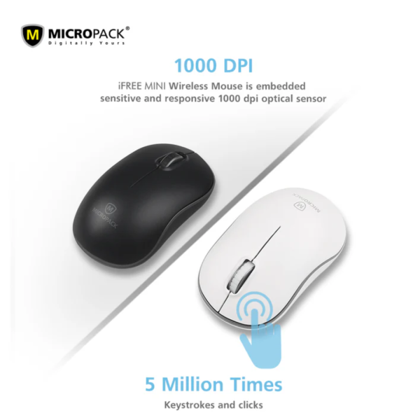 Micropack KM-218W Keyboard and Mouse Wirelsss Combo - Image 4