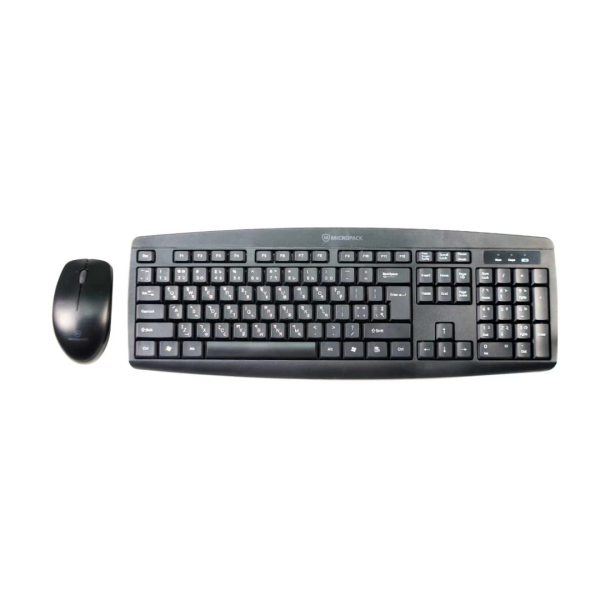 Micropack KM-203W Black Wireless Keyboard & Mouse Combo with Bangla - Image 4