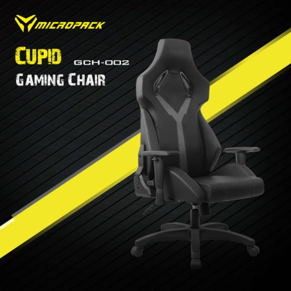 Micropack Cupid GCH-02 4D Black & Grey Professional Grade Gaming Chair - Image 4