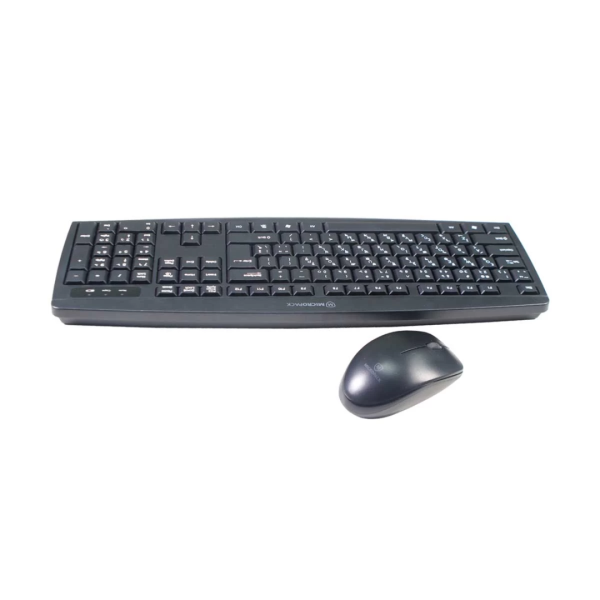 Micropack KM-203W Black Wireless Keyboard & Mouse Combo with Bangla - Image 3