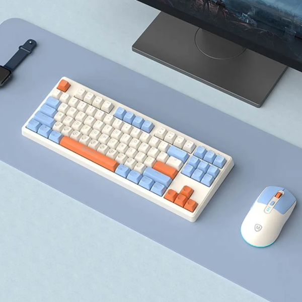 Micropack KM-269W Orange Wireless Keyboard & Mouse Combo - Image 4