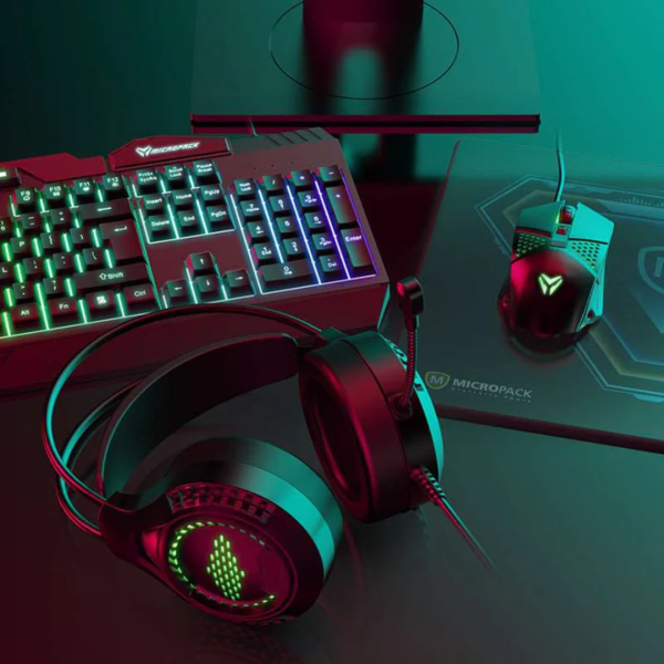 Micropack GC-410 CUPID Gaming Keyboard, Mouse, Mousepad & Headset Combo - Image 7