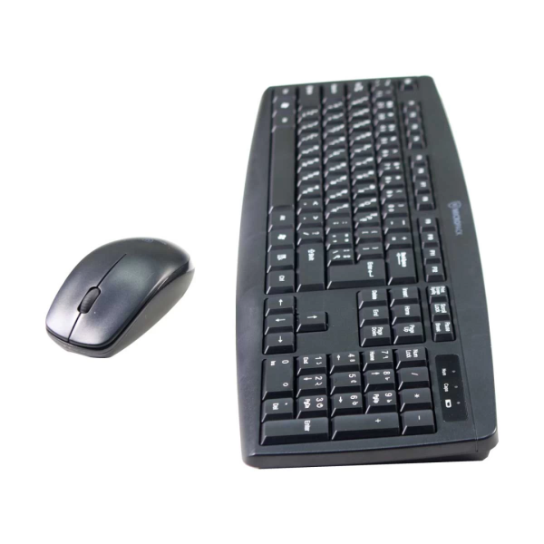 Micropack KM-203W Black Wireless Keyboard & Mouse Combo with Bangla - Image 2