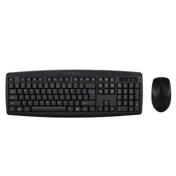 Micropack KM-203W Black Wireless Keyboard & Mouse Combo with Bangla