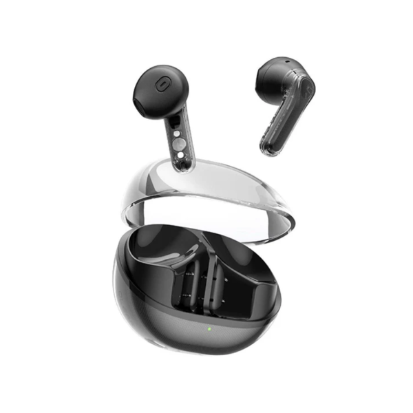 SoundPEATS Clear-PODS In-ear Wireless Earbuds, Transparent Black - Image 2