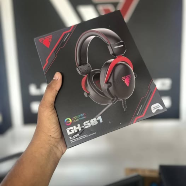 JEDEL GH581 RGB Lighting Gaming Headset with Dynamic ANC Microphone - Image 2
