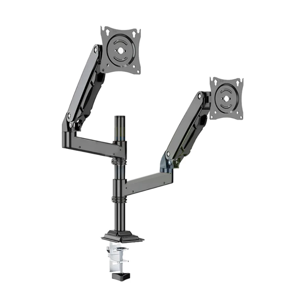 Kaloc KLC-DH200/B Adjustable Double Arm Flexi Monitor Desktop Mount Stand