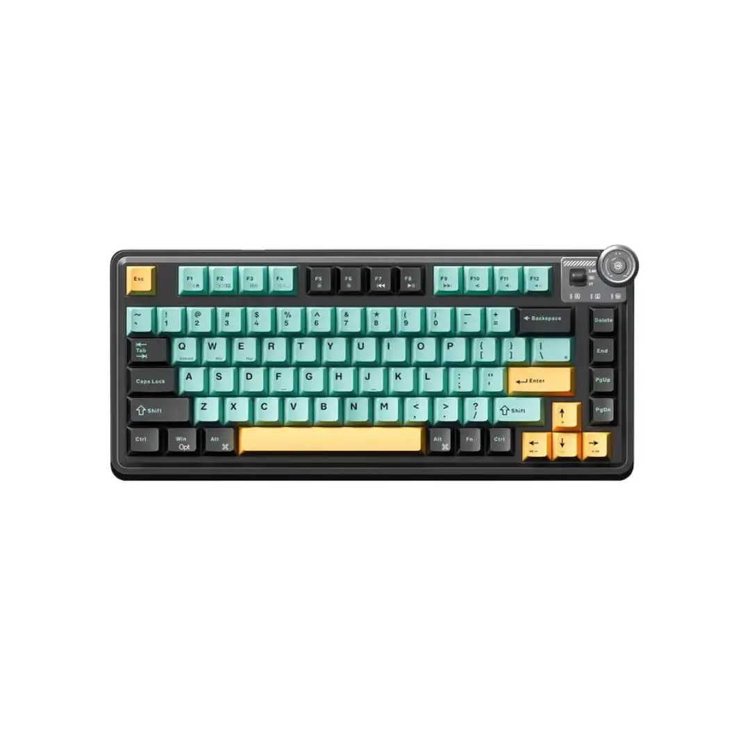 Lingbao MK75 Tri-Mode Wireless RGB Mechanical Keyboard 2 Lingbao MK75 Tri-Mode Wireless RGB Mechanical Keyboard - Image 2