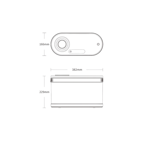 Xiaomi Geometry Fish Tank Transparent Aquarium - Image 5