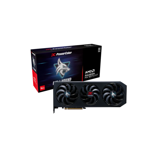 PowerColor Hellhound AMD Radeon™ RX 9070 XT OC 16GB GDDR6 Graphics Card - Image 7