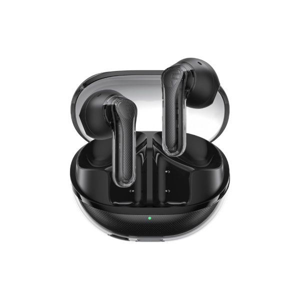 SoundPEATS Clear-PODS In-ear Wireless Earbuds, Transparent Black
