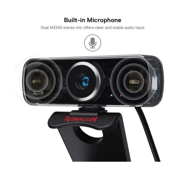 Redragon GW600 FOBOS 720P Webcam - Image 5