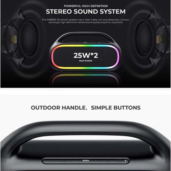 Havit SK862BT Bluetooth Portable Outdoor Speaker - Image 4