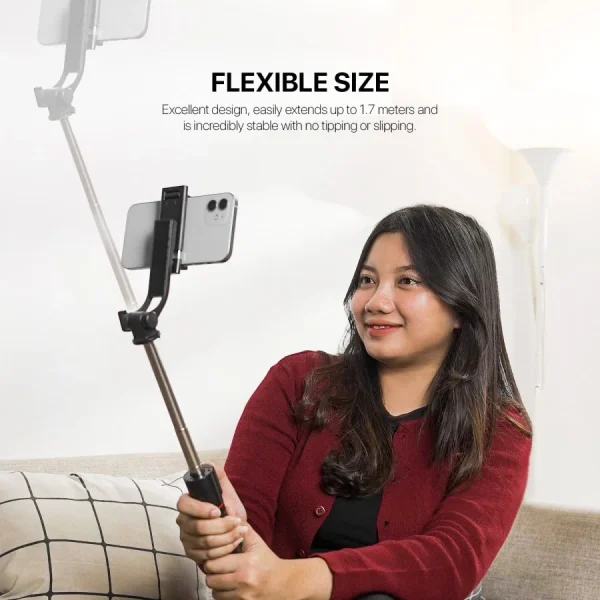Fantech SS170 Tongsis Bluetooth Selfie Stick Tripod - Image 2