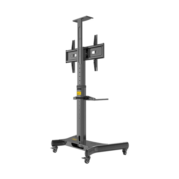 Kaloc KLC-161/B 32-55 inch Black Adjustable Mobile TV Trolley For Interactive Flat Panel - Image 2