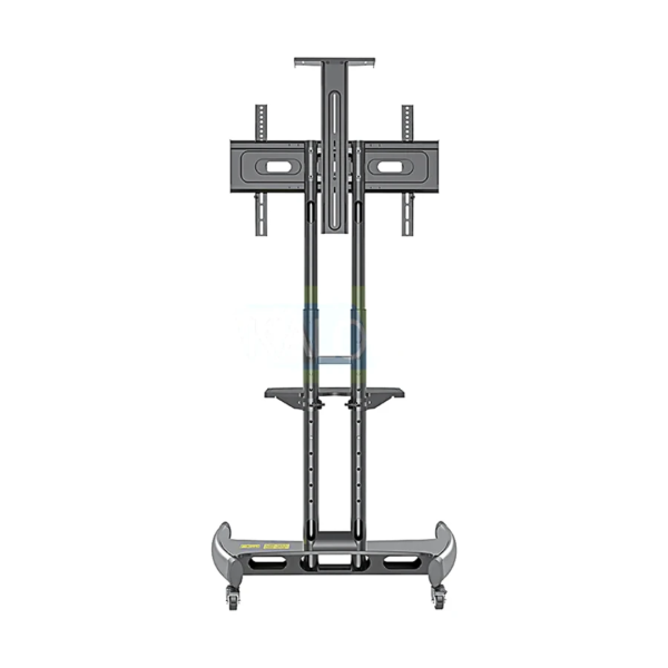 Kaloc KLC-150/B 32-75 inch Black Adjustable Mobile TV Trolley For Interactive Flat Panel - Image 2