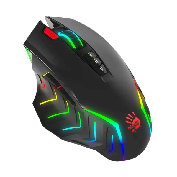 A4tech Bloody J95S USB Extra Fire High Precise RGB Gaming Mouse Black - Image 2