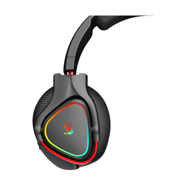 A4tech Bloody MR720 RGB Wireless Tri-Mode Gaming Headphone, Black - Image 2