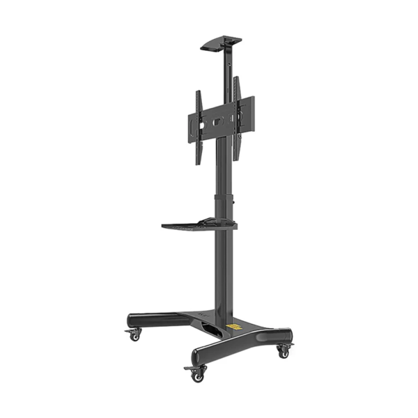 Kaloc KLC-161/B 32-55 inch Black Adjustable Mobile TV Trolley For Interactive Flat Panel - Image 5