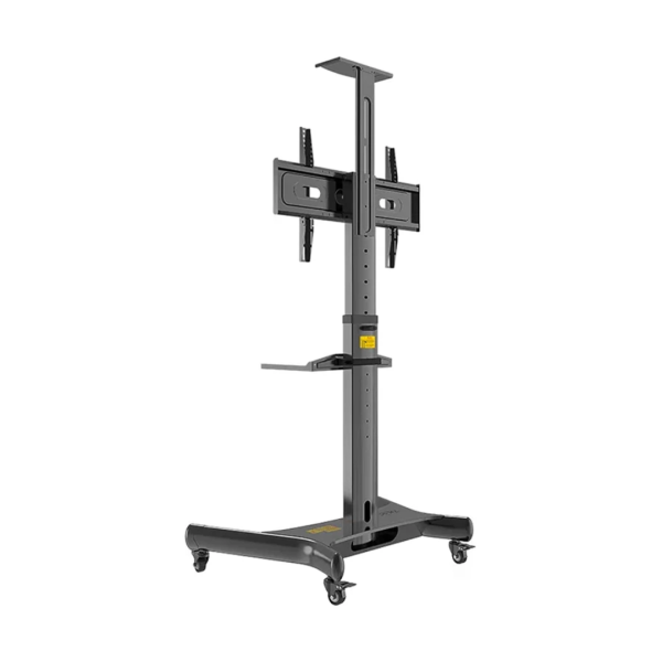 Kaloc KLC-161/B 32-55 inch Black Adjustable Mobile TV Trolley For Interactive Flat Panel - Image 4