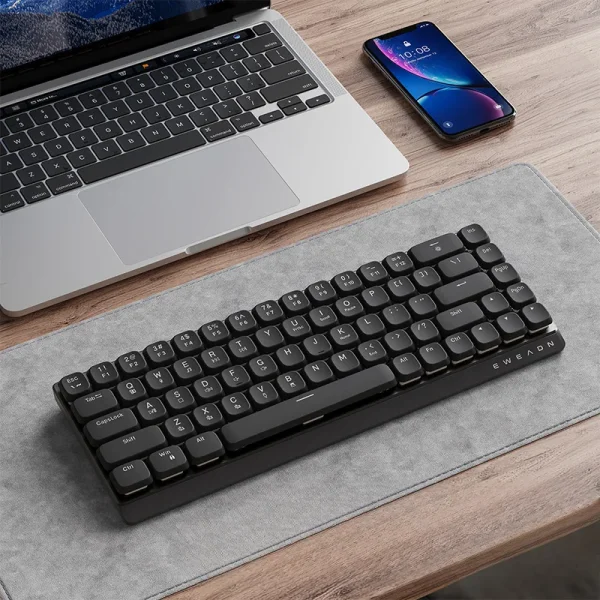 EWEADN MK68 Low Profile Tri-Mode Wireless Mechanical Keyboard - Image 3