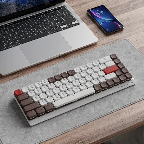 EWEADN MK68 Low Profile Tri-Mode Wireless Mechanical Keyboard - Image 5
