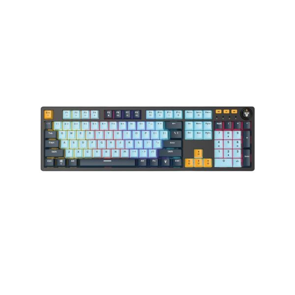 Fantech MK893S ATOM107S MIZU Edition Mechanical Keyboard, Sky Blue