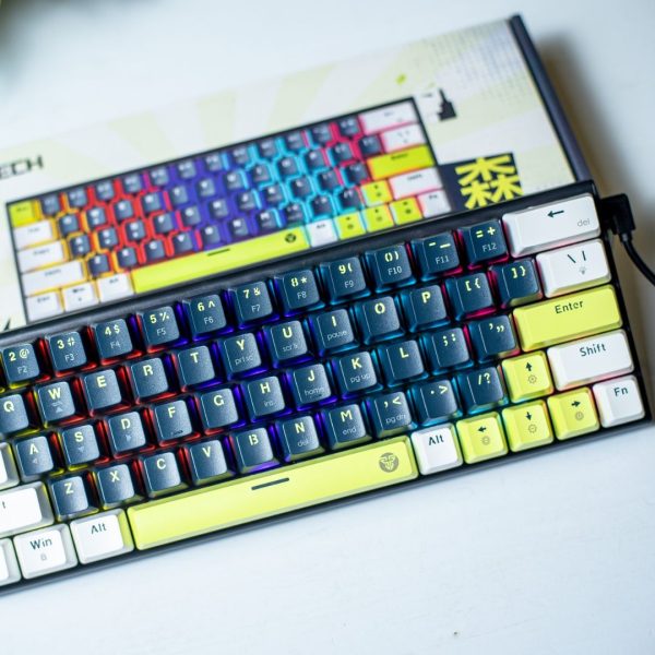 FANTECH ATOM63 MK874V2 MORI EDITION MECHANICAL GAMING KEYBOARD, Navy Blue - Image 5