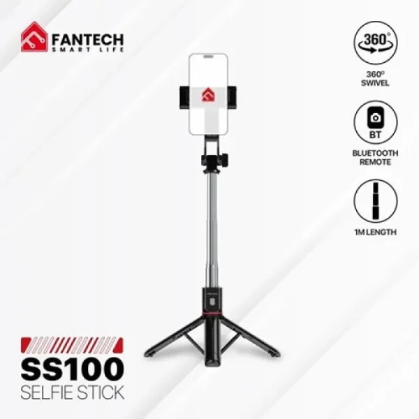 Fantech SS100 Tongsis Bluetooth Selfie Stick Tripod - Image 2