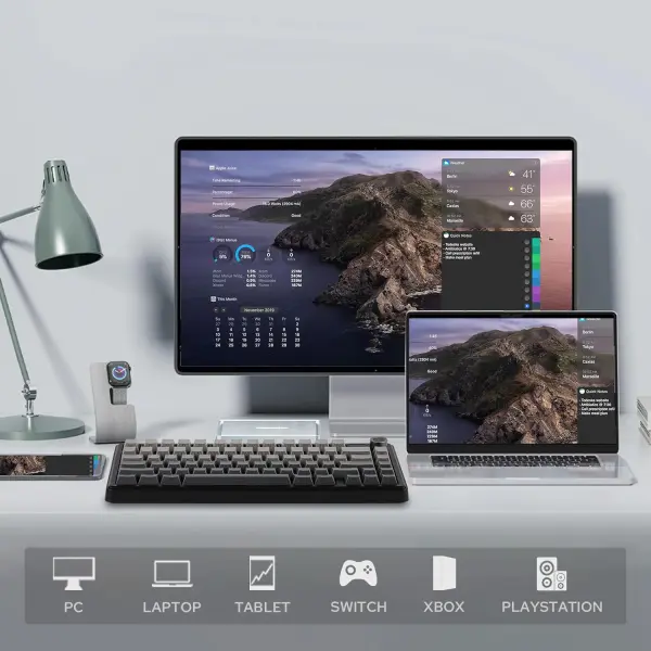 AULA F75 MAX Tri-Mode Wireless Gasket Mechanical Keyboard