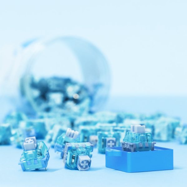 Attack Shark Jelly Blue Tactile Factory Lubed Switches - Image 5