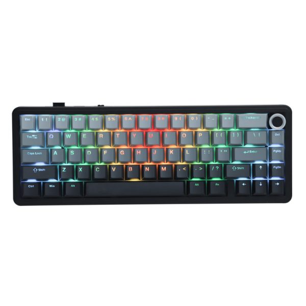 AULA F65 Pro Tri-Mode Wireless Gasket Mechanical Keyboard, Gradient Grey - Image 2