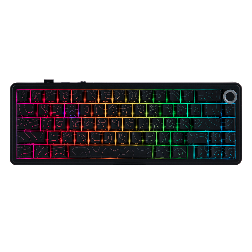 AULA F65 Pro Tri-Mode Wireless Gasket Mechanical Keyboard, Black 2 AULA F65 Pro Tri-Mode Wireless Gasket Mechanical Keyboard, Black - Image 2