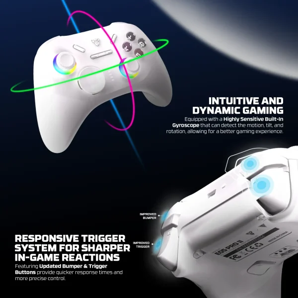 Fantech EOS PRO II WGP15V2 HALL EFFECT Wireless Gamepad - Image 3