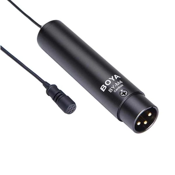 BOYA BY-M4C Professional Cardioid XLR Lavalier Microphone