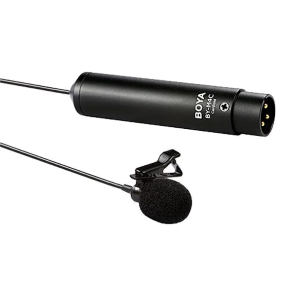 BOYA BY-M4C Professional Cardioid XLR Lavalier Microphone - Image 3