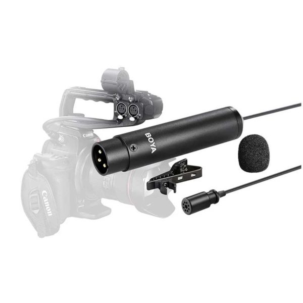 BOYA BY-M4C Professional Cardioid XLR Lavalier Microphone - Image 2