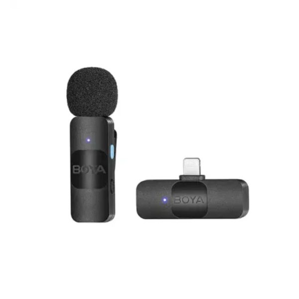 BOYA BY-V1 Ultracompact 2.4GHz Wireless Microphone System for iOS Device - Image 4
