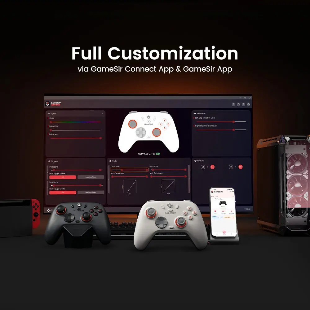 GameSir Nova 2 Lite Multi-Platform Tri-Mode Wireless Game Controller 10 GameSir Nova 2 Lite Multi-Platform Tri-Mode Wireless Game Controller - Image 10