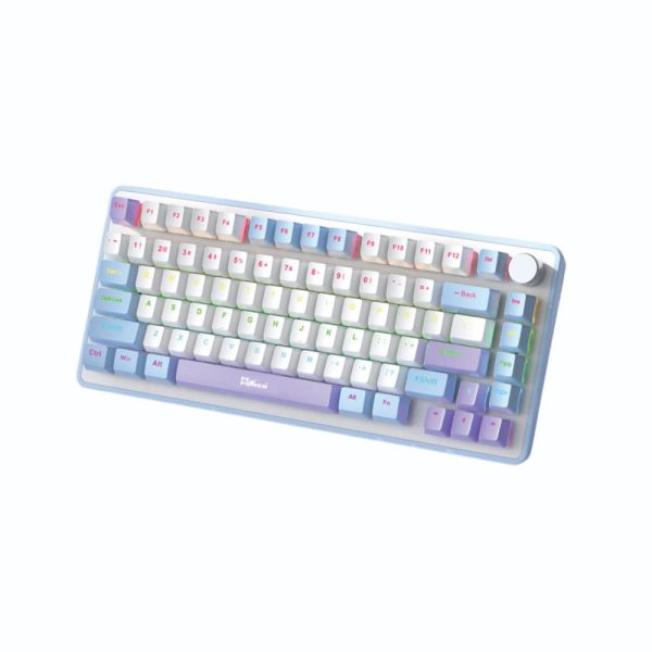 PC Power K82 RGB Mechanical Keyboard, Blue Purple