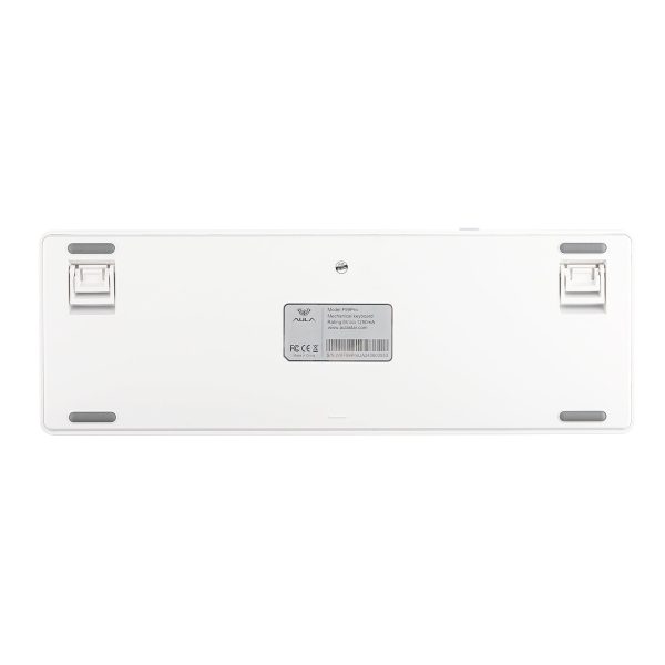 AULA F99 PRO Tri-Mode Wireless Gasket-Mounted Mechanical Keyboard with Knob, White Blue - Image 7